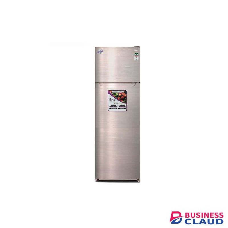 Roch 255 Liters RFR 325DTI Frost Free Fridge, Silver WITH FREE GIFT