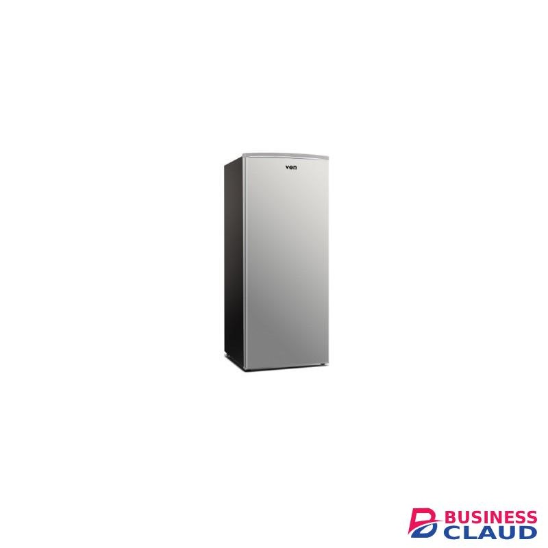 VON 190L Single Door Fridge – Inox Finish, Energy Efficient & Compact Design