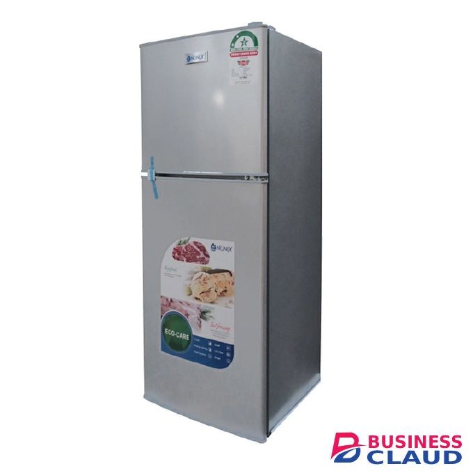 Nunix 138L Double Door Fridge Energy Efficient (1YR WRTY)