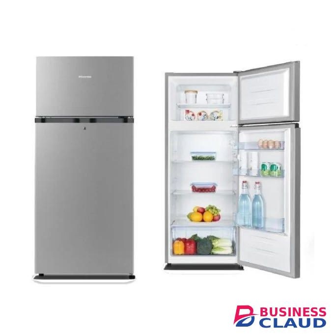 Hisense Fridge REF205DR Double DoorWith Adjustable Leg 205L-SILVER