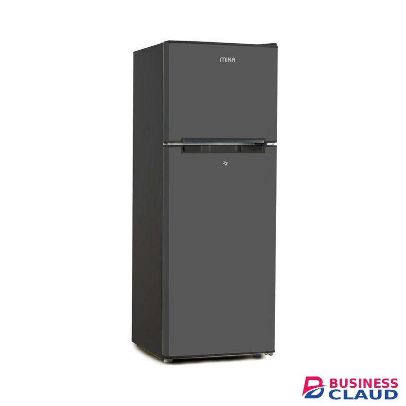 Mika 138 liters large capacity Double door, Top mount freezer Defrost +free fridge guard