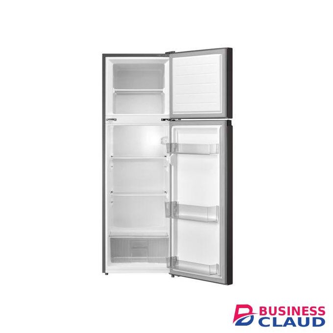 Midea 173L Double Door Fridge Direct Cool/MDRT237FGG28 -Black