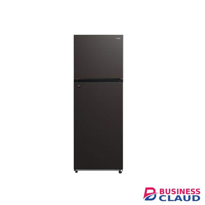 Midea 173L Double Door Fridge Direct Cool/MDRT237FGG28 -Black