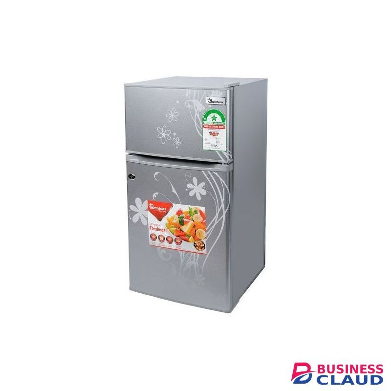 Ramtons RF/222 - 2 Door Fridge - 88 L - Silver Flower (1YR WRTY)