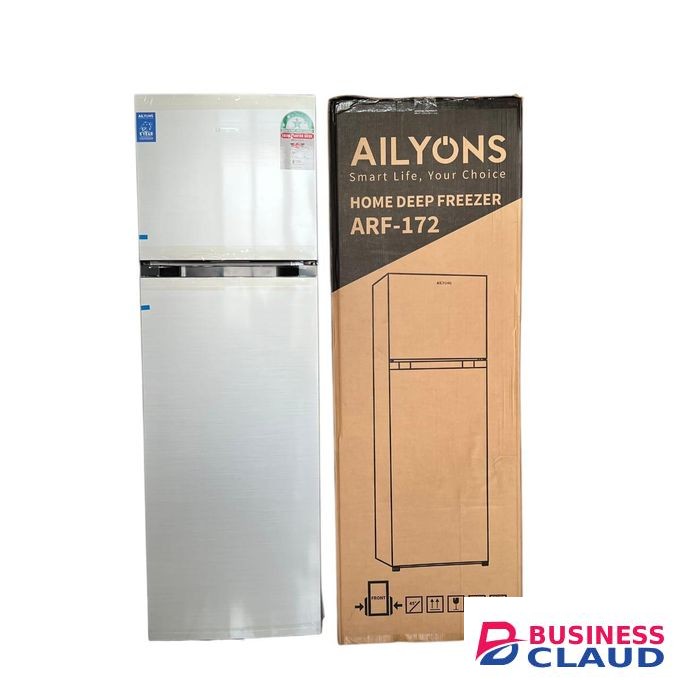 AILYONS 172 LITRES DOUBLE DOOR FRIDGE WITH FREEZER