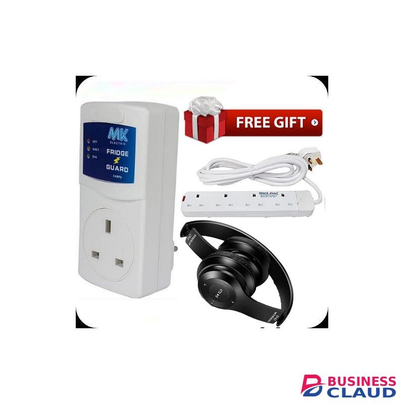 MK Affordable FRIDGE GUARD For Hisense , Samsung & All Fridges/Refrigerators Protector + Free 4 Way Power King Extension & Headphone