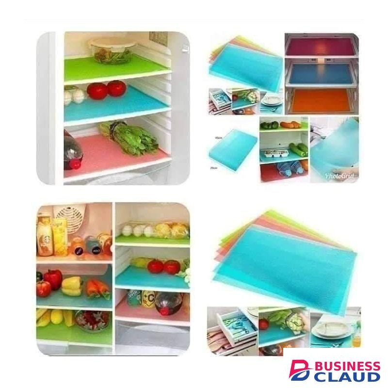 4pcs fridge mat available in blue,grey and white