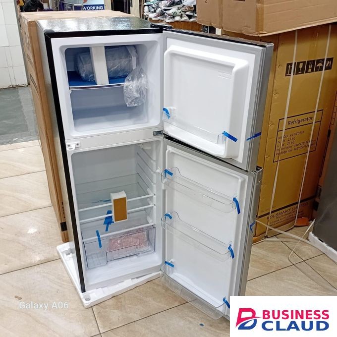 Mika 138L Top Mount Freezer, Double Door Fridge
