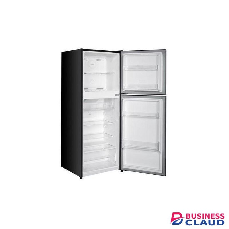 Mika Series 2 Door Fridge 197 Litres – No Frost Cooling System, Top Mount Freezer,GRAY