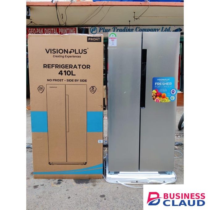 Vision Plus Fridge SIDE BY SIDE NO FROST 410L plus free gift