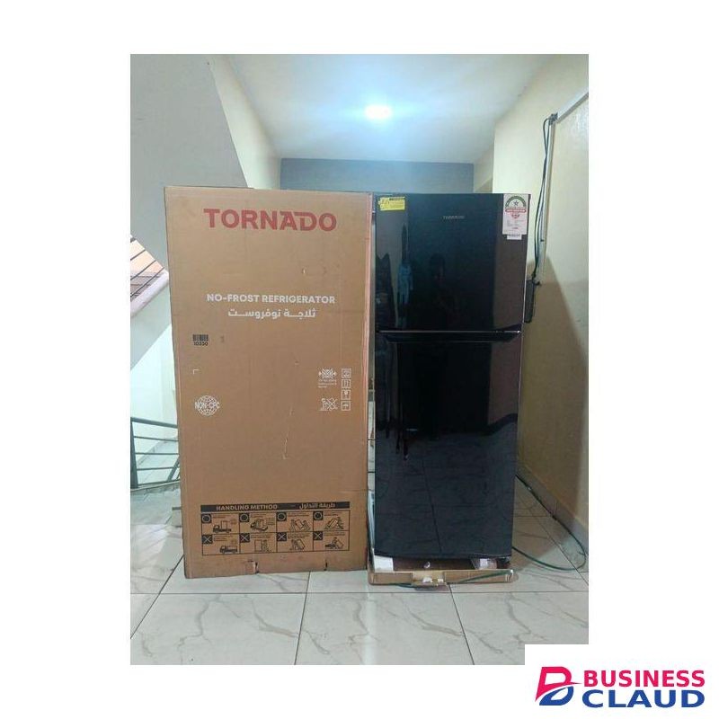 Tornado 304L No Frost Fridge- Premium Black 3-Year Warranty