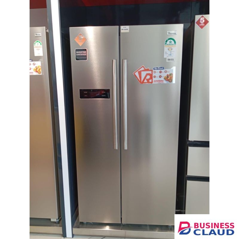 RF/265 - 527L Side By Side LED Fridge - Silver (1YR WRTY)