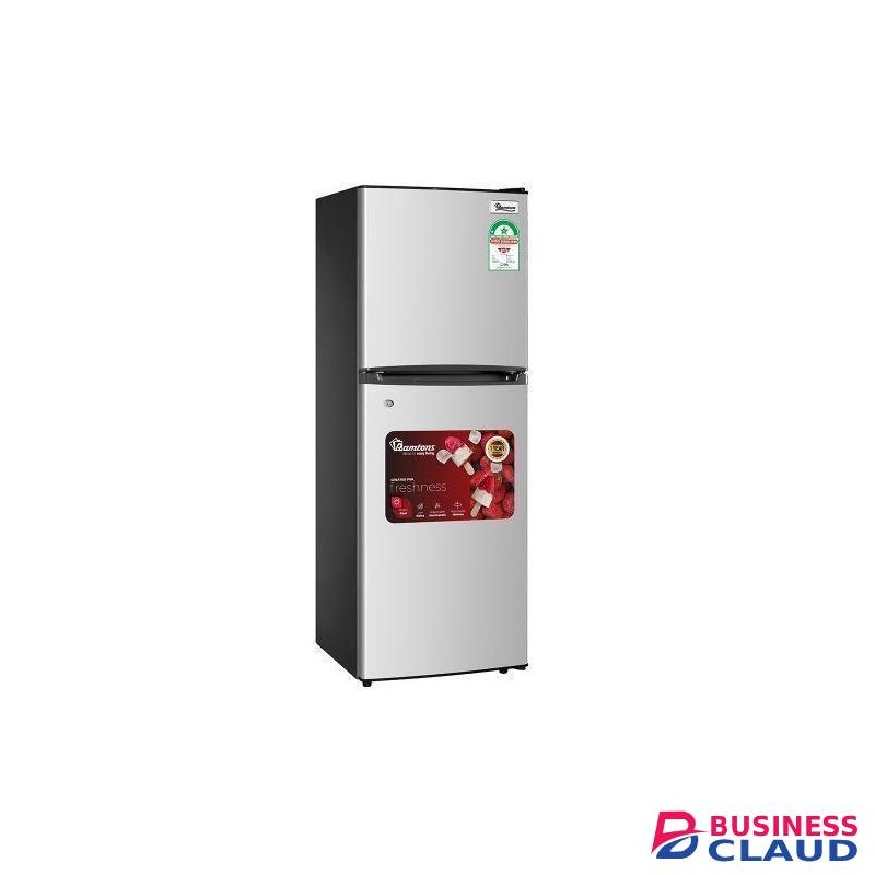 Bramton RF/203, 2 Door Direct Cool Fridge, 128 Litres - Silver(1YR WRTY)