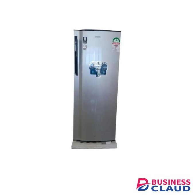 Fridge 175L single Door Defrost (Direct cool) line silver