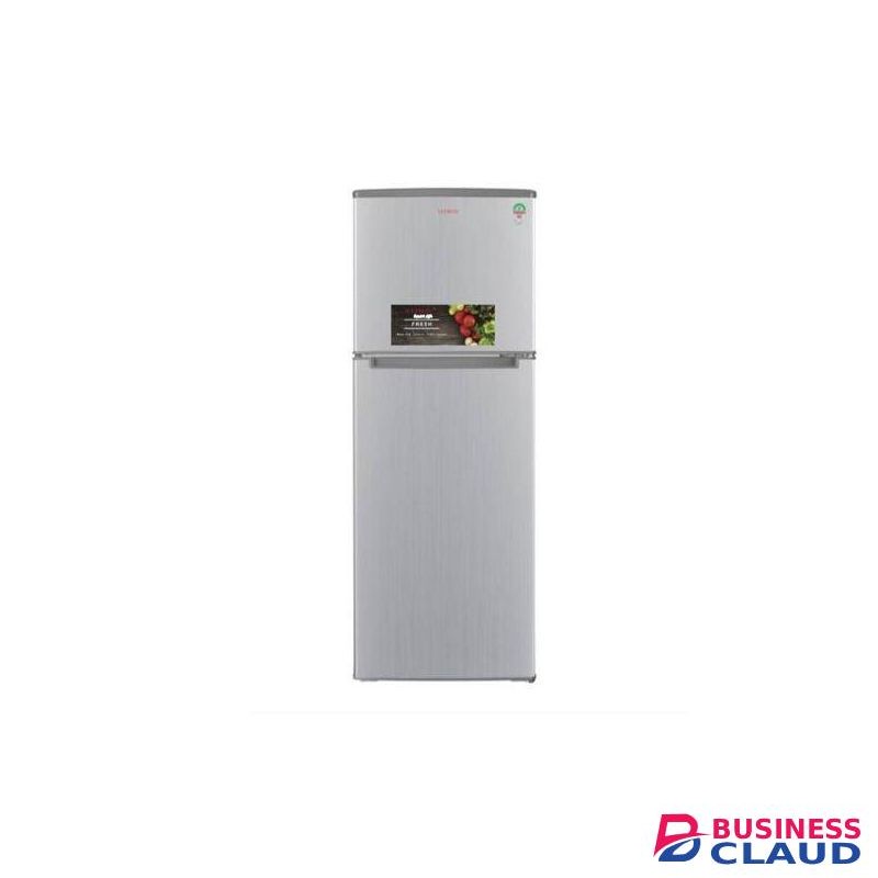 Vitron VDR170DS 170 Liters Double Door Fridge - Silver Hairline (