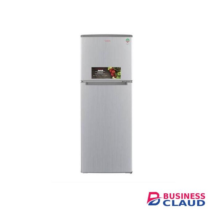 Vitron VDR170DS 170 Liters Double Door Fridge - Silver Hairline (