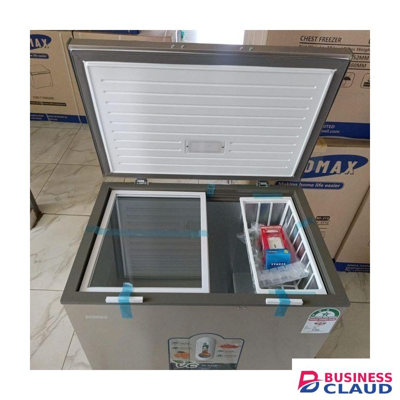 Ecomax 219L Chest Freezer Reliable Quality With FREE Power Fridge Guard 1yr warranty