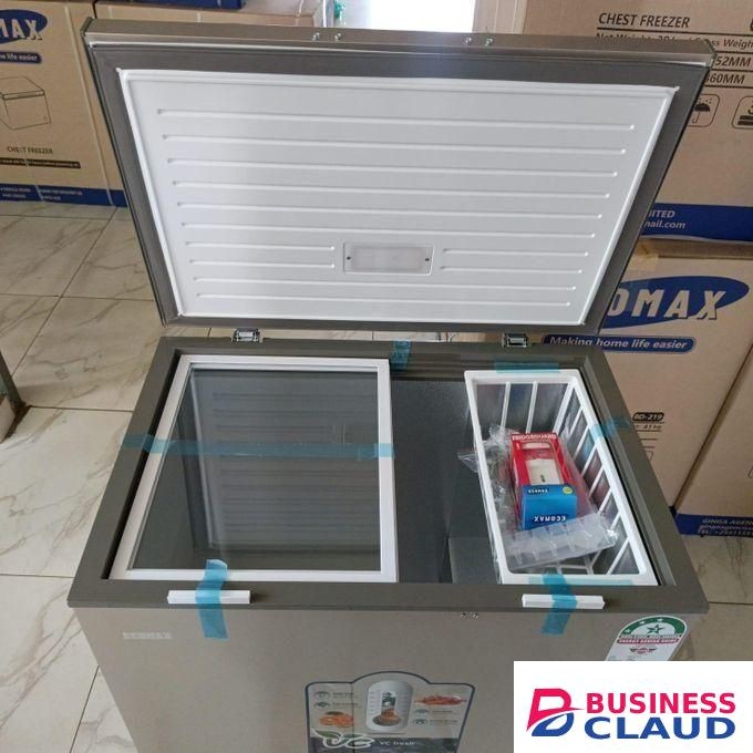 Ecomax 219L Chest Freezer Reliable Quality With FREE Power Fridge Guard 1yr warranty