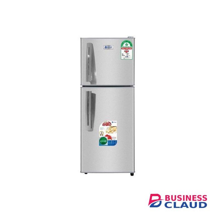 Nunix 210L Double Door, Defrost, BCD-210 Direct Cool Fridge with Top Mounted Freezer
