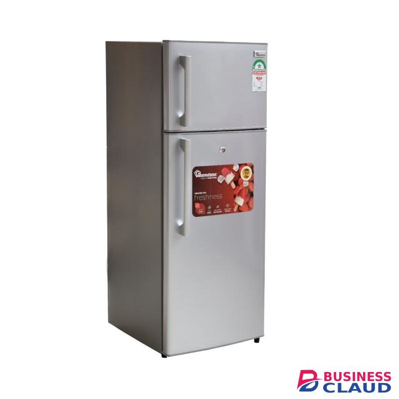 Ramtons RF/217- 213 LITERS 2 DOOR DIRECT COOL FRIDGE, SILVER