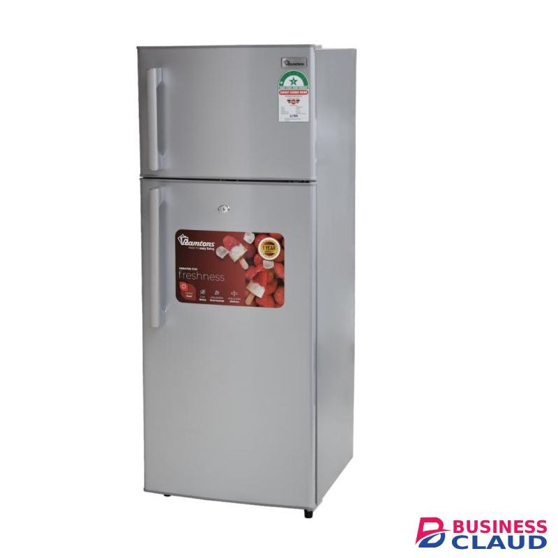 Ramtons RF/217- 213 LITERS 2 DOOR DIRECT COOL FRIDGE, SILVER