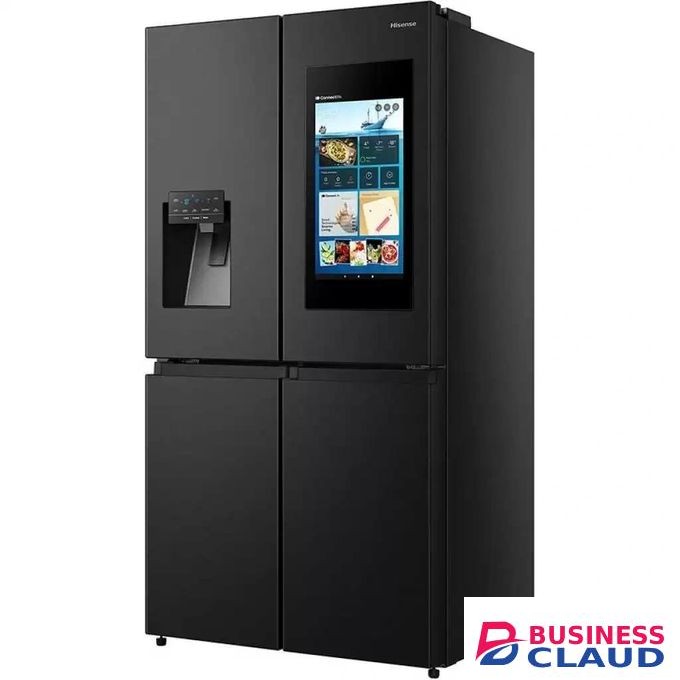 Hisense 4 Door Fridge - 579 Litres NO FROST, Inverter compressor Inverter,External Smart Screen Display,WiFi + App