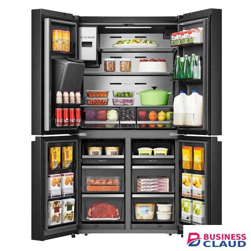 Hisense 4 Door Fridge - 579 Litres NO FROST, Inverter compressor Inverter,External Smart Screen Display,WiFi + App