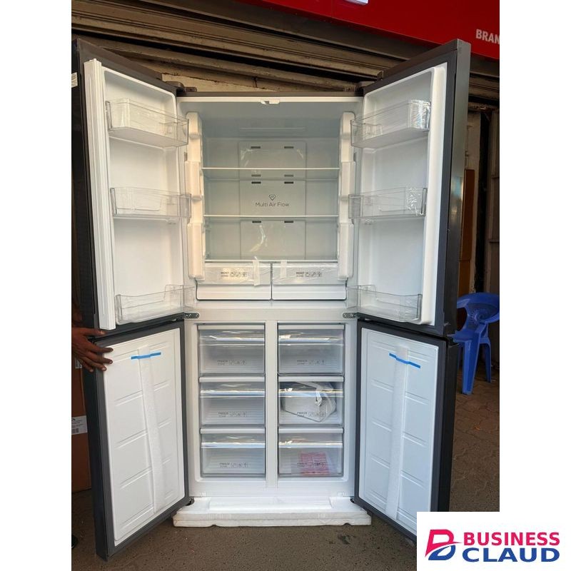 TCL 470L No Frost Cross Door Fridge with Twin Eco Inverter, Wet-Dry Storage