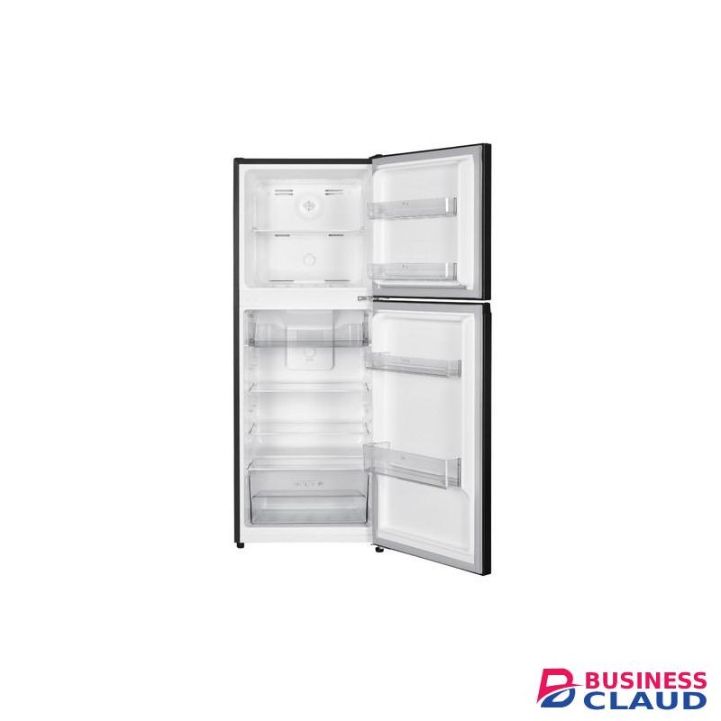 Mika Fridge, 197L, 2 Door Top Mount Freezer, No Frost (Frost Free), Inox Line Brush