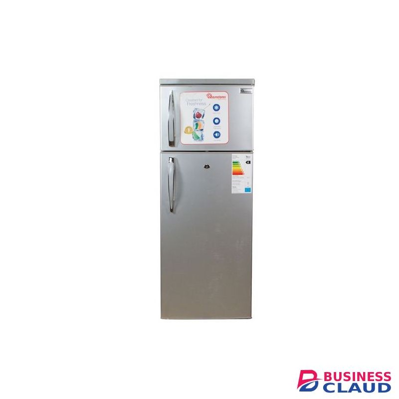 Ramtons RF/217 - 2 Door Direct Cool Fridge - 213 Litres - Silver.