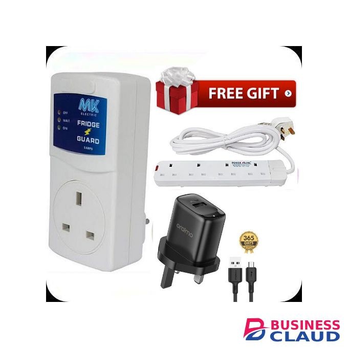 MK Fridge Guard For Hisense , Samsung & All Fridges/Refrigerators + Free 4-Way Power King Extension & Fast Charger