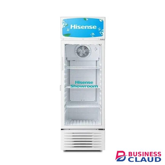 Hisense 282 SHOWCASE CHILLER GLASS DOOR WITH LOCK + FRIDGE GUARD & 2 YEAR WARRANT