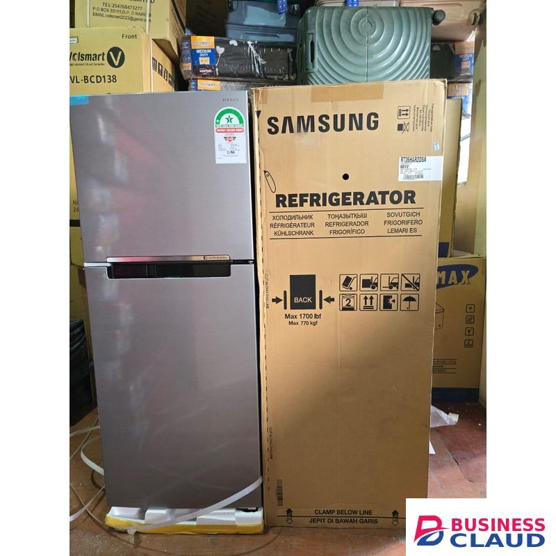 Samsung 203 No FrostL Fridge, Top Mount Freezer 2 Door- INVERTER Compressor, Silver
