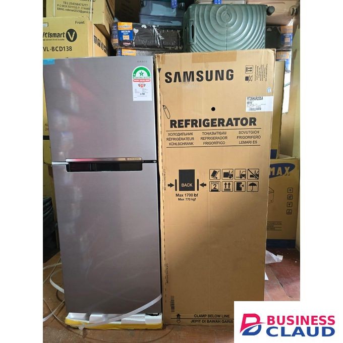Samsung 203 No FrostL Fridge, Top Mount Freezer 2 Door- INVERTER Compressor, Silver