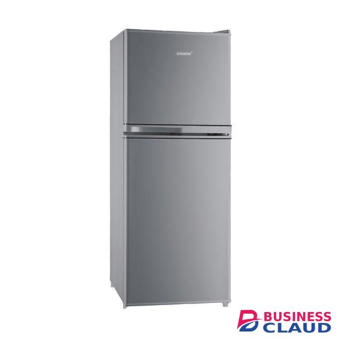 Vision Plus 220L Double Door Fridge, Eco-Friendly, Fast & Even Cooling Compact Freezer+Guard(2Yrs Warranty)