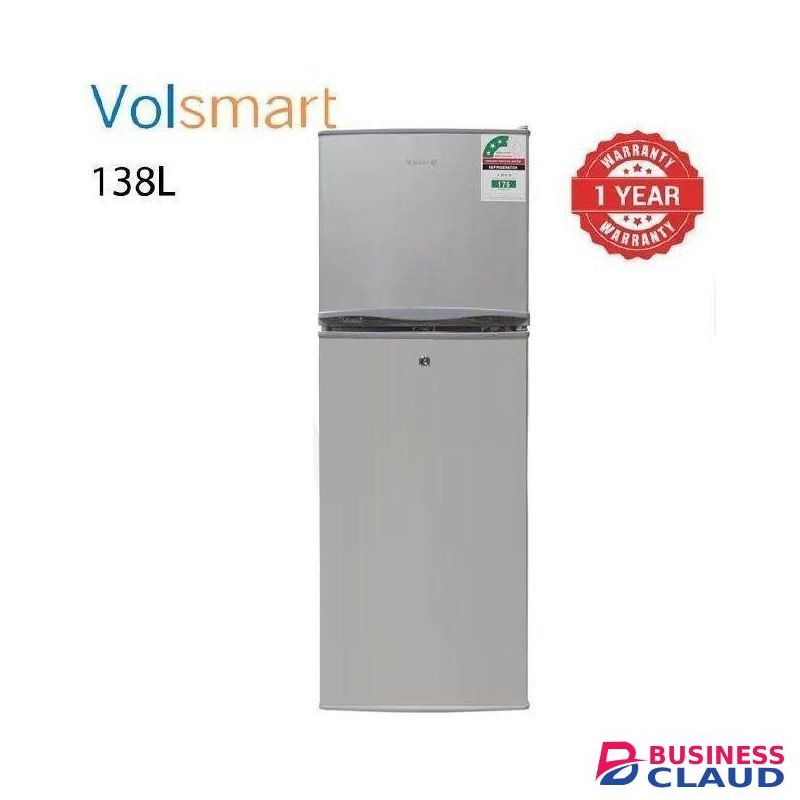 VOLSMART 138L Double Door Fridge (1 YR WRTY) Brand