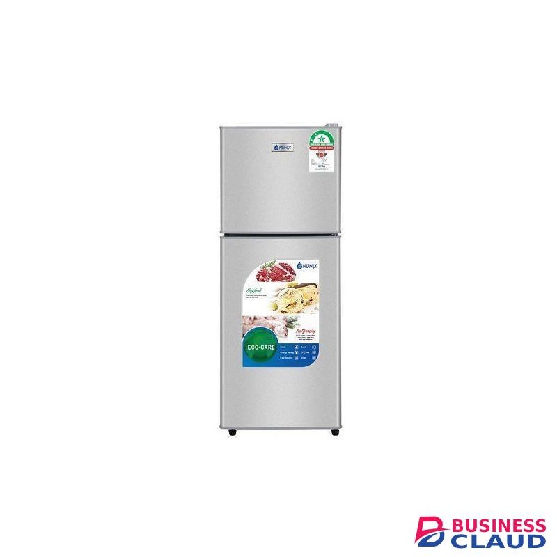Nunix 138L Double Door Fridge Energy Efficient with Freezer