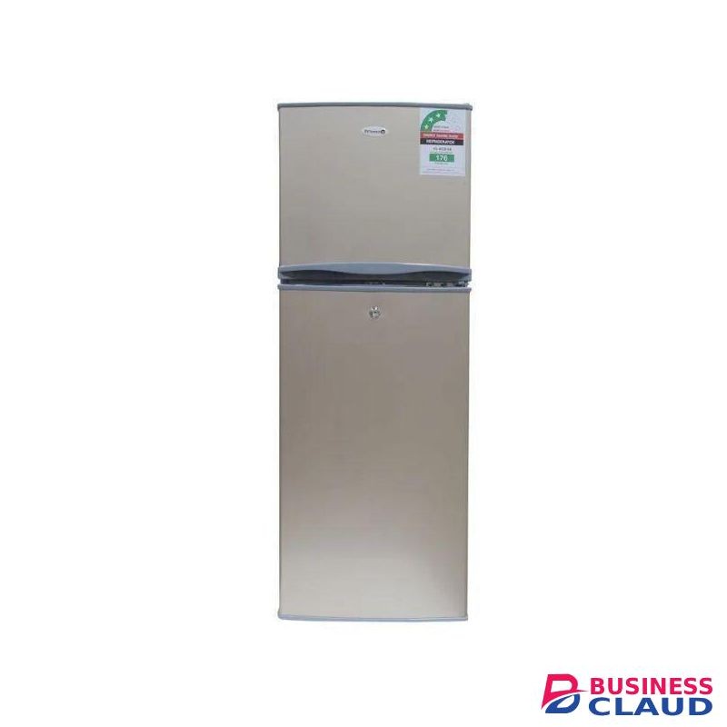 VOLSMART VL-BCD138, 138 Liters Double Door Fridge,Silver (1YR WRTY)