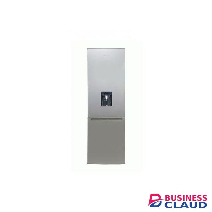 Hisense 268L No Frost Bottom Freezer Fridge with Water Dispenser, Multi-Air Flow, Silver Finish & 2 Years Warranty
