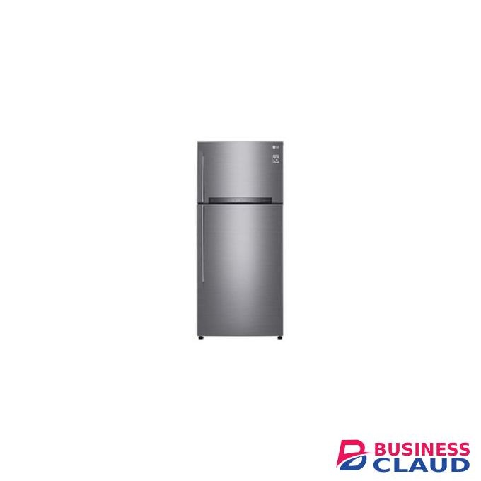 LG GN-F702HLHU - 546L/19.28ft³ Double Door Fridge with Water Dispenser - Silver finishing