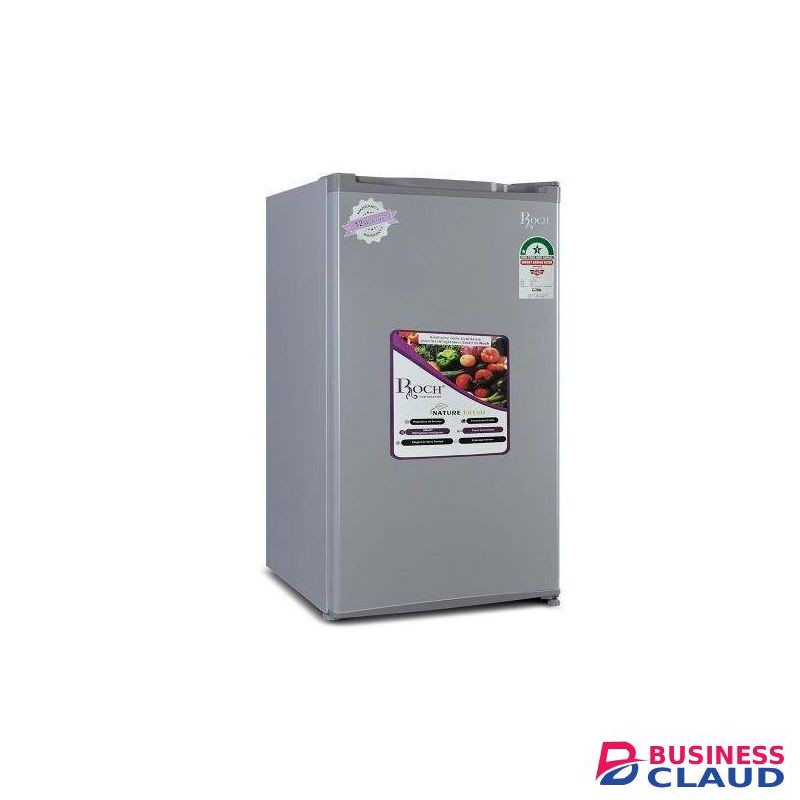 Roch RFR-120S-I – 90L Single Door Fridge – Compact, Energy Efficient, Silver (1 Year Warranty)