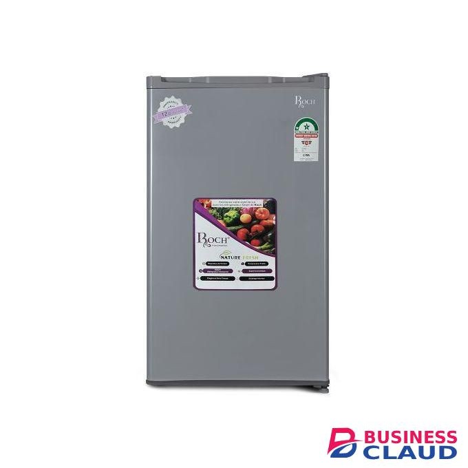 Roch RFR-120S-I – 90L Single Door Fridge – Compact, Energy Efficient, Silver (1 Year Warranty)