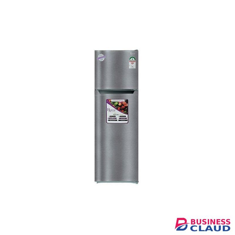 Roch Fridge 260L NO Frost Double Door Silver RFR-325DT-I