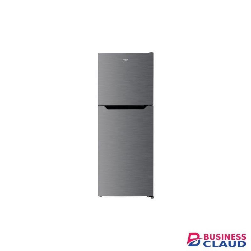 Mika FRIDGE 255 L 2 Door Top Mount Freezer, No Frost (Frost Free), INVERTER Compressor, Line Siver Dark