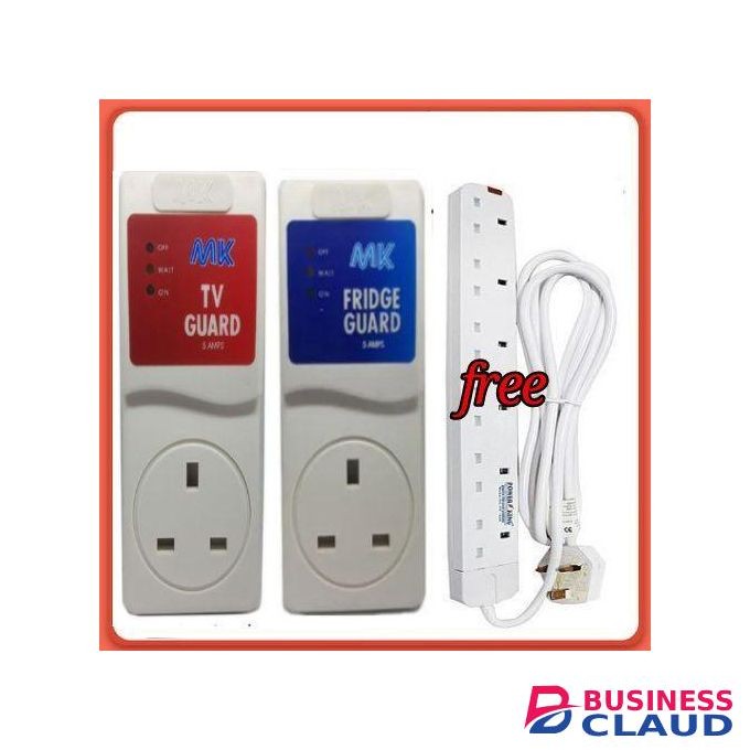 MK tv guard with free fridge guard and extension, TV Guard For Hisense TV + Fridge Guard Samsung Fridge + A FREE 6 Way Extension