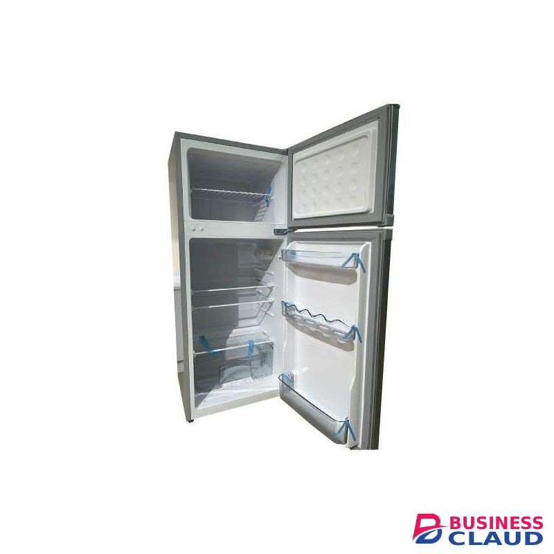 Vitron VDR128DS, 125 Liters Double Door Fridge - Silver Hairline (1YR WRTY)