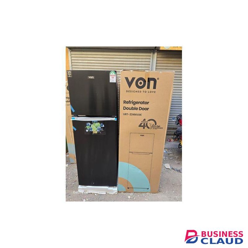VON 334 L No-Frost Fridge – Affordable, Energy-Efficient & Eco-Friendly WITH 10 YEAR COMPRESSOR WARRANT