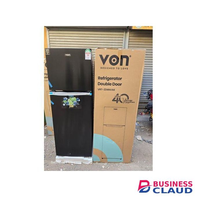 VON 334 L No-Frost Fridge – Affordable, Energy-Efficient & Eco-Friendly WITH 10 YEAR COMPRESSOR WARRANT