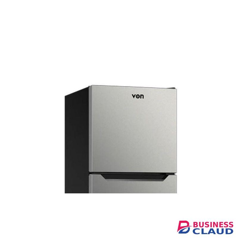 VON VART-25NHS Double Door Fridge - 220L, Silver (1YR WRTY)