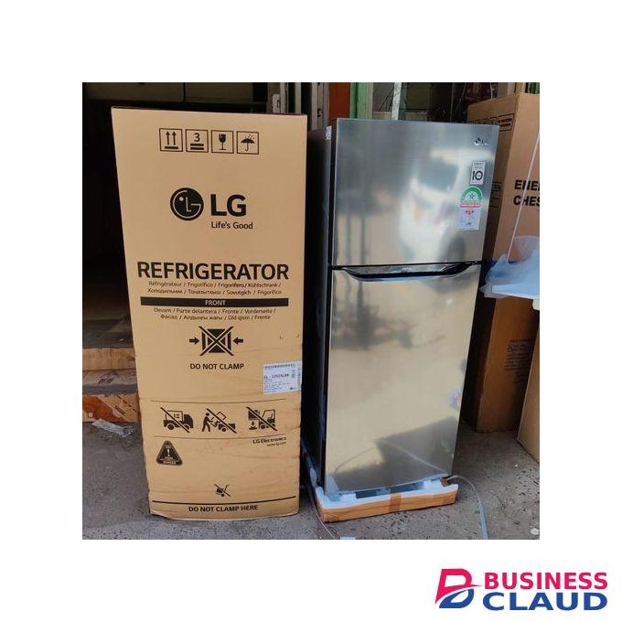 LG 234L No Frost Double Door Fridge with Smart Inverter Compressor, 10-Year Warranty (Silver)